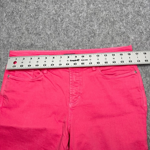 NYDJ Clarissa Ankle Jeans Size 10 Pink Lift Tuck Technology Womens Denim - Picture 11 of 13